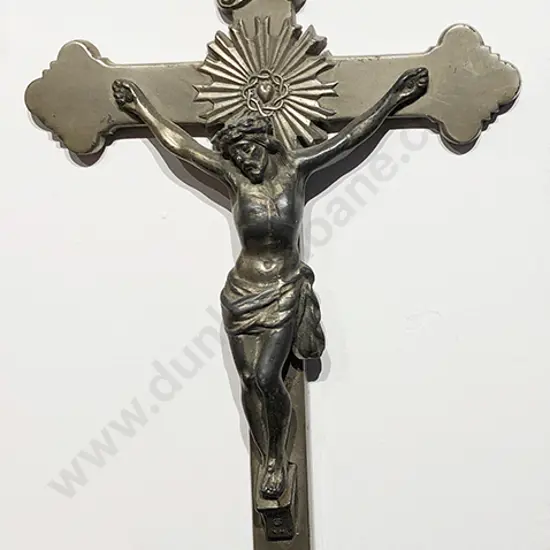 White Metal Crucifix