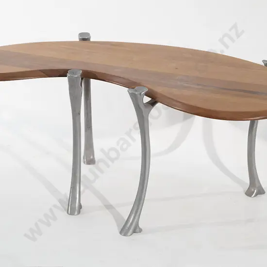 Kidney Shape Top Coffee Table