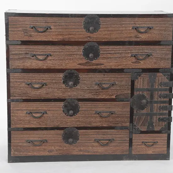 Antique Japanese Shansu Chest