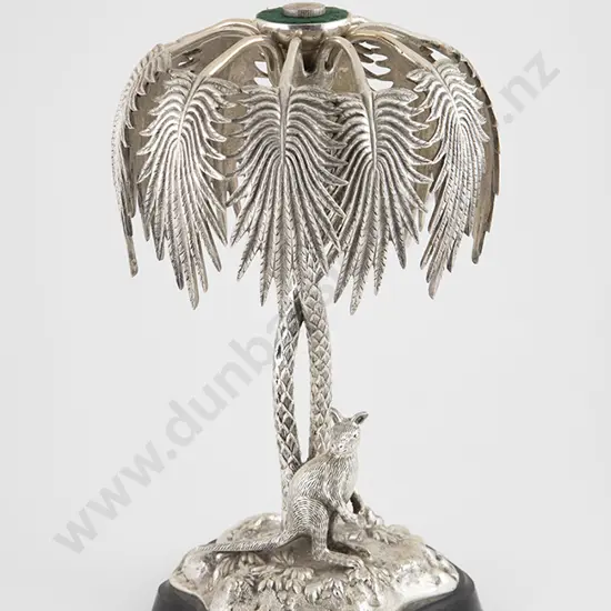 Antique White Metal Table Centre Piece Stand