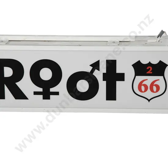 Root 66 Outdoor Lit Sign
