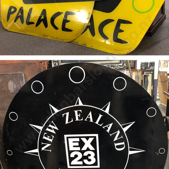 Large EX 23 Wooden Shop Sign