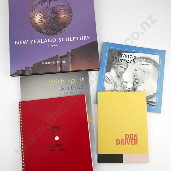 Five NZ Sculpture Volumes