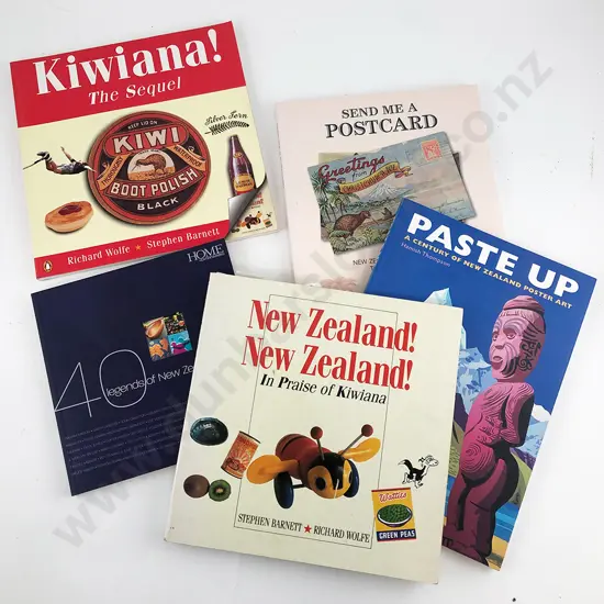 Five NZ Poster/Design Volumes