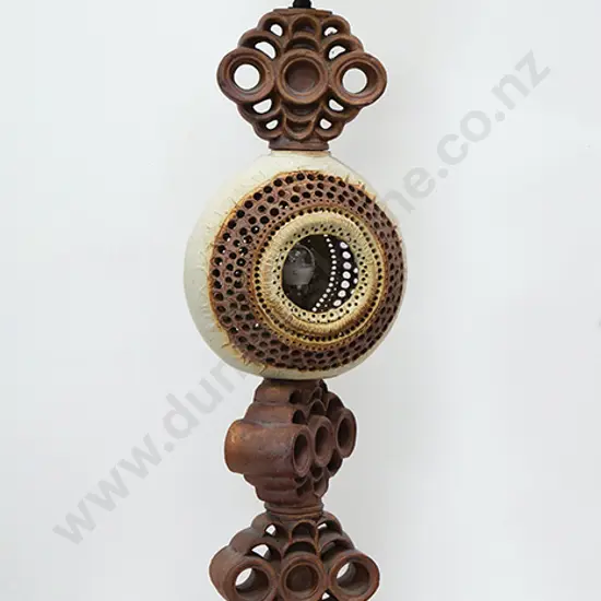 C1960 British Studio Pottery Totem Floor Lamp