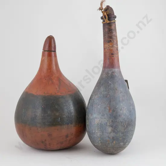 Two Geoff Fairburn Gourds