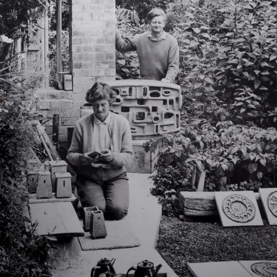 B&W Poster Print of Roy & Juliet Cowan