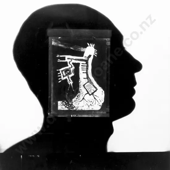 Len Lye - Self Portrait (with Night Tree)