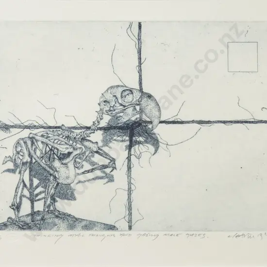 Barry Cleavin - Thinking Mail Thoughts and Gazing Male Gazes