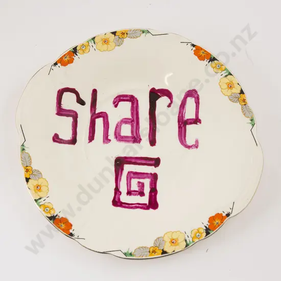 L Budd - ceramic plate