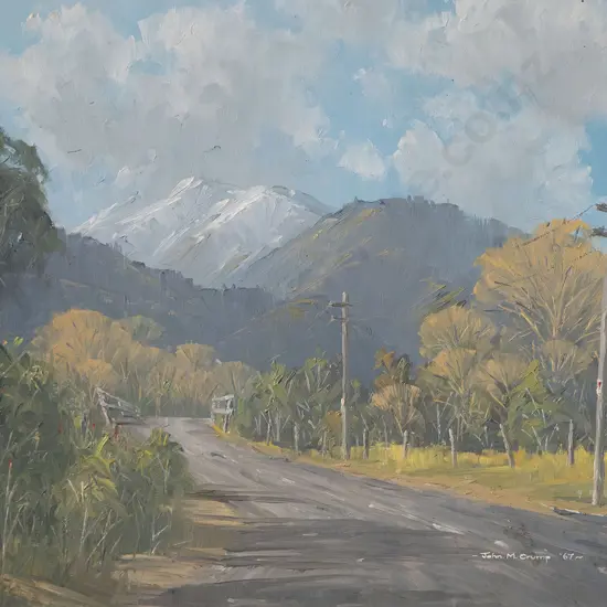 John Crump - Autumn Snow, Tararuas