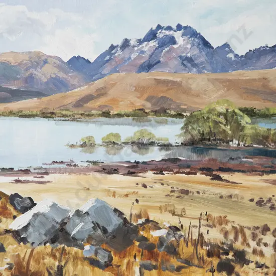 Aston Greathead - Godley Peaks from Mt McGregor