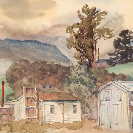 Eric Lee-Johnson - A Corner Near Waimaku Valley