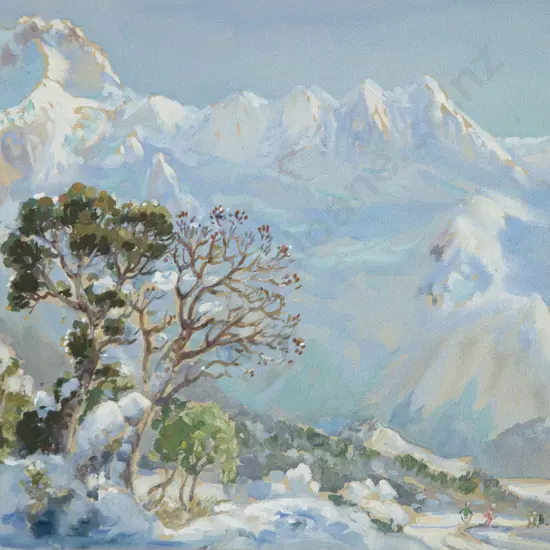 K Airini Vane - Snow Encrusted Mountains