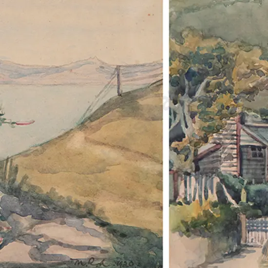 Jean McKay & other watercolour (2)