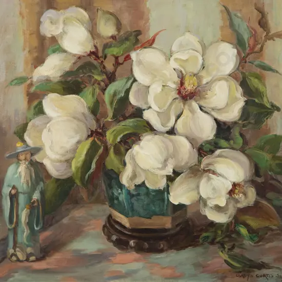 Gladys Curtis Simpson - The Cream Magnolias