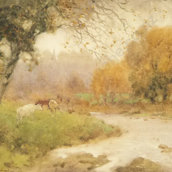 H L Norris - On the Dart, Devon