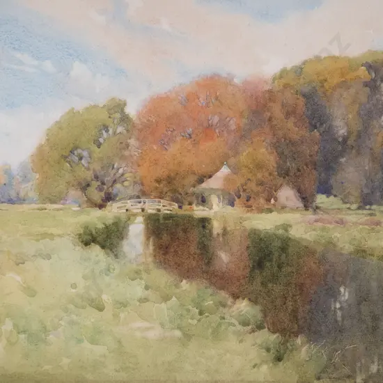 H L Norris - unframed watercolour