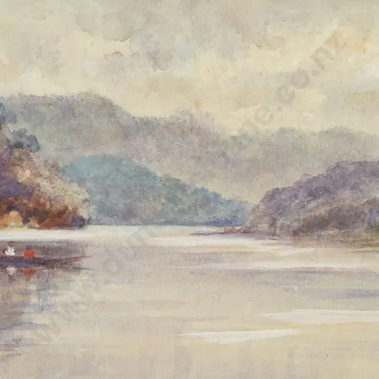 Attributed Frank Wright - On the RIver