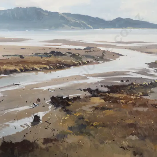 John M Crump - Kapiti Island from Otahanga