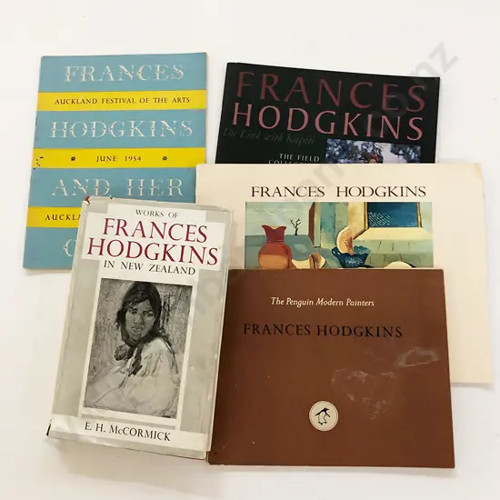 Five Frances Hodgkins Reference Volumes