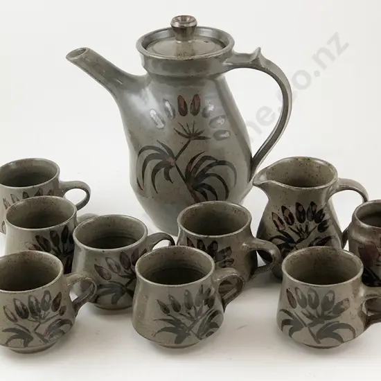 Shona Clark - ten piece coffee set