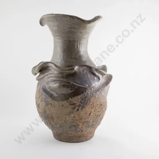 Yvonne Rust Sculptural Floor Vase