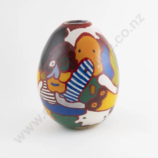 Keith Grinter Hand Blown Glass Vase