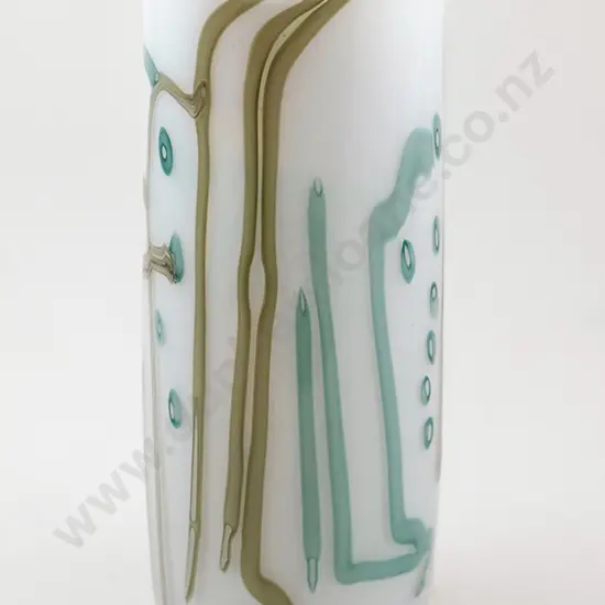 NZ Studio Glass Long Stem Vase