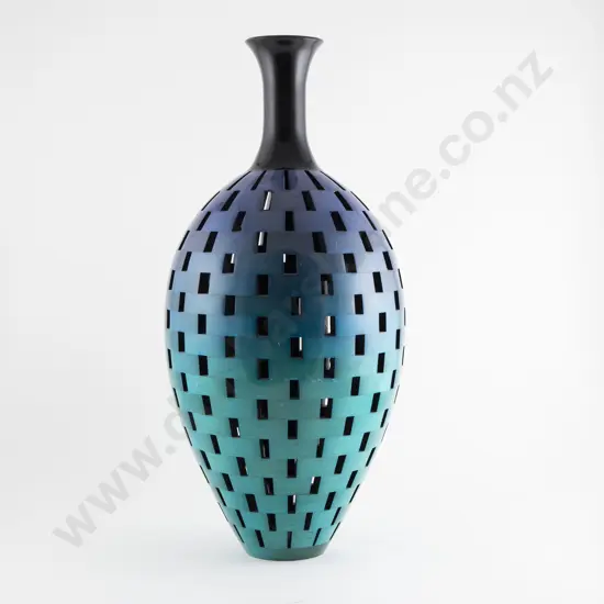 NZ Wooden Lattice Floor Vase
