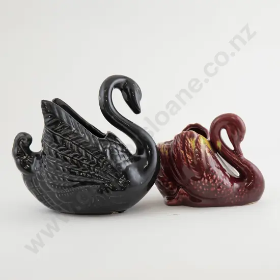 Two Glazed Swans