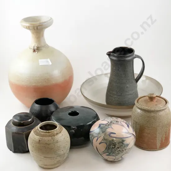 Carton Of Mixed NZ Pottery