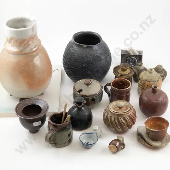 Carton Of Mixed NZ Pottery
