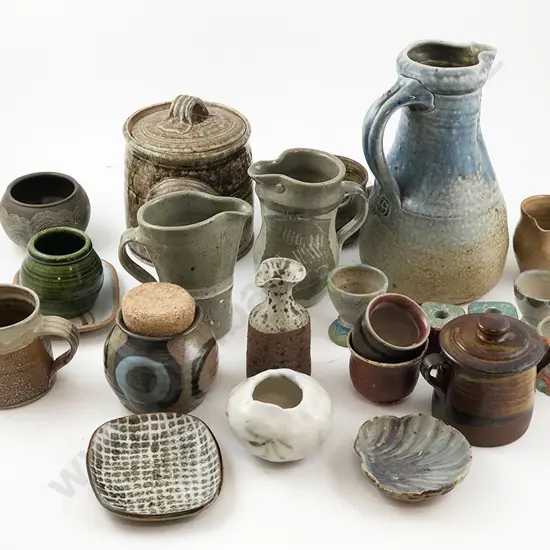 Carton Of Mixed NZ Pottery