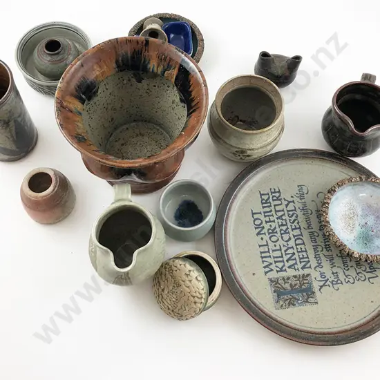 Carton Of Mixed NZ Pottery