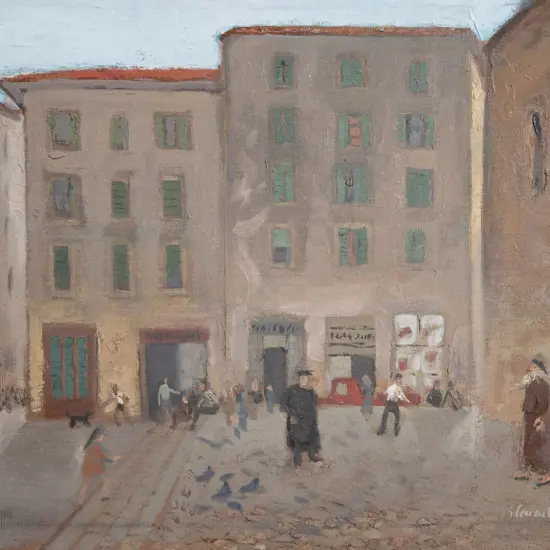 Stewart Maclennan - Street Scene, Florence