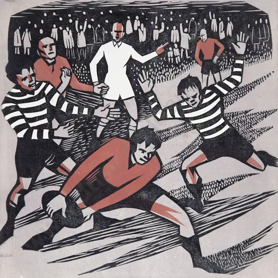 Stewart Maclennan linocut