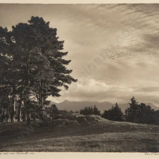 George Chance - Landscape near New Plymouth, NZ