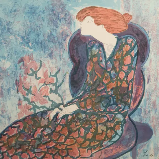 Linda Le Kinff - Seated Woman