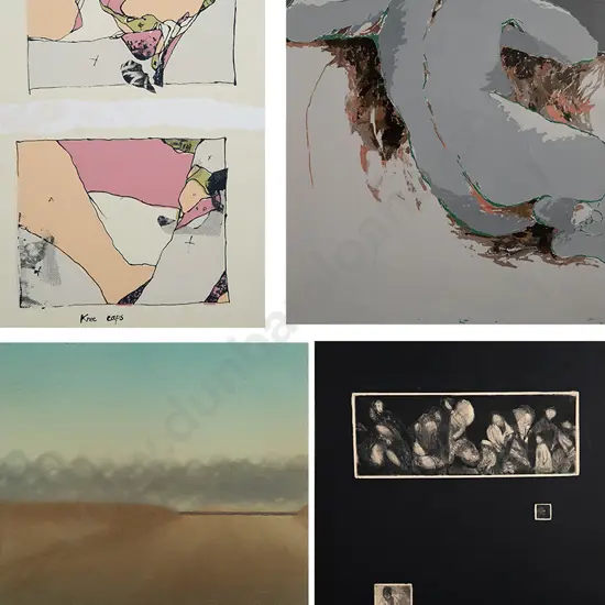 Rodney Fumpston, Penny Ormerod, J Weiss prints (4)