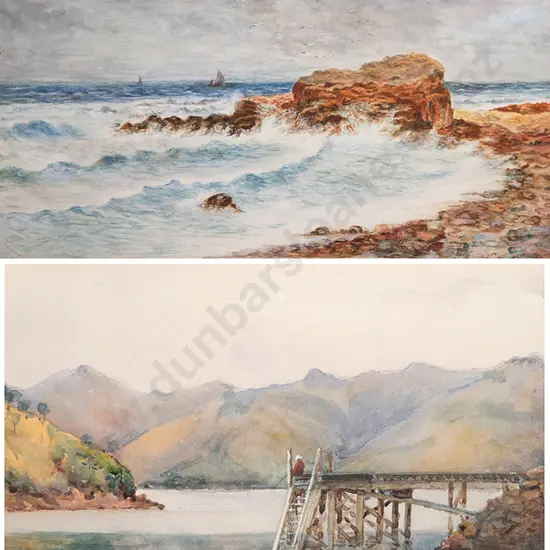 L Bowman & other watercolour (2)