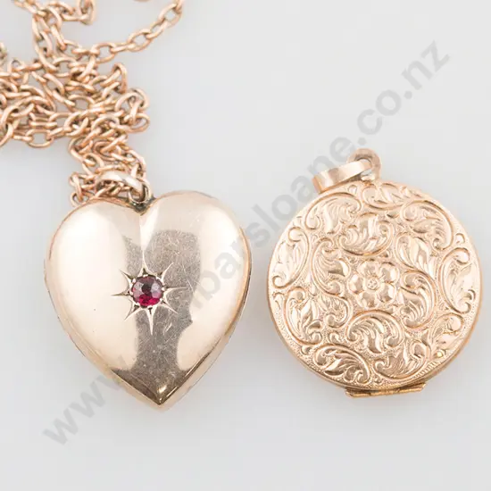 Two 9ct Lockets