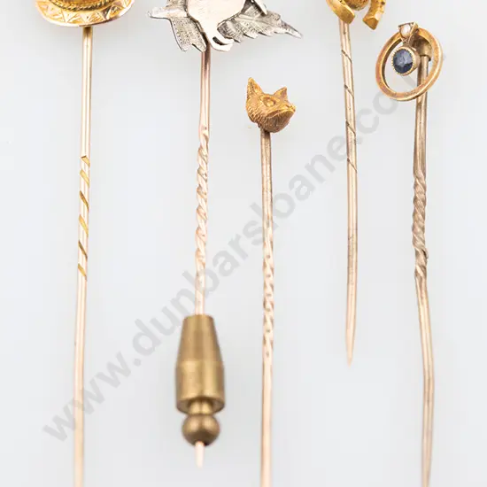 Collection of Five Stick Pins
