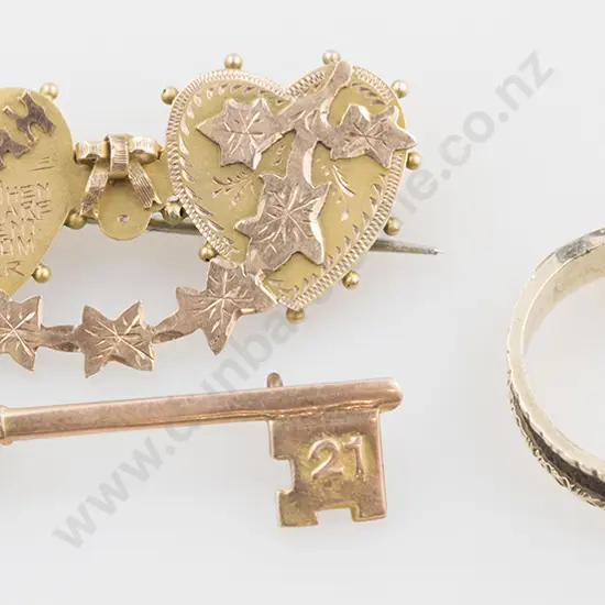 9ct Mizpah Brooch
