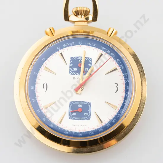 c1970's Baz Chronograph Pocket Watch