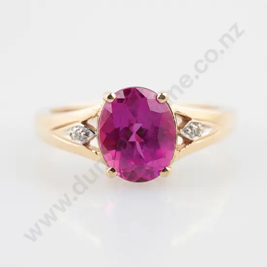 10ct Imitation Ruby Dress Ring