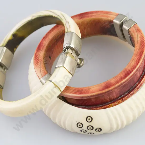 Three African Ivory Bangles