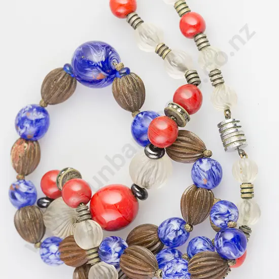 Two Art Deco Bead Necklaces