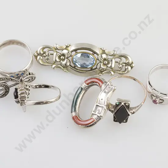 Selection Various Silver Jewellery