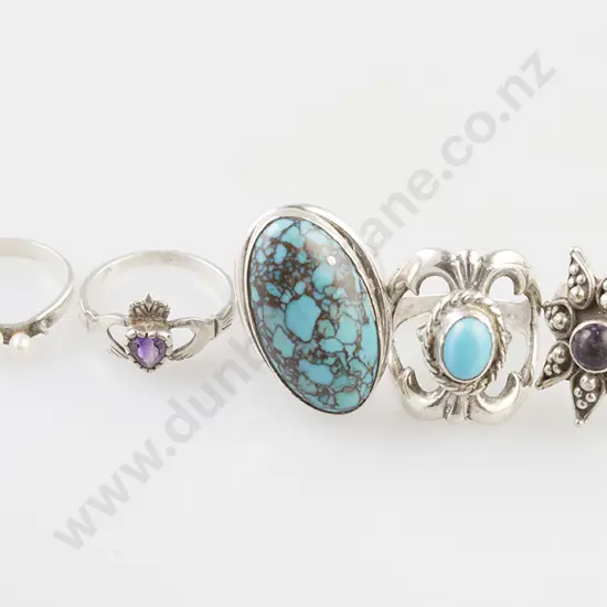 Selection Various Silver Jewellery